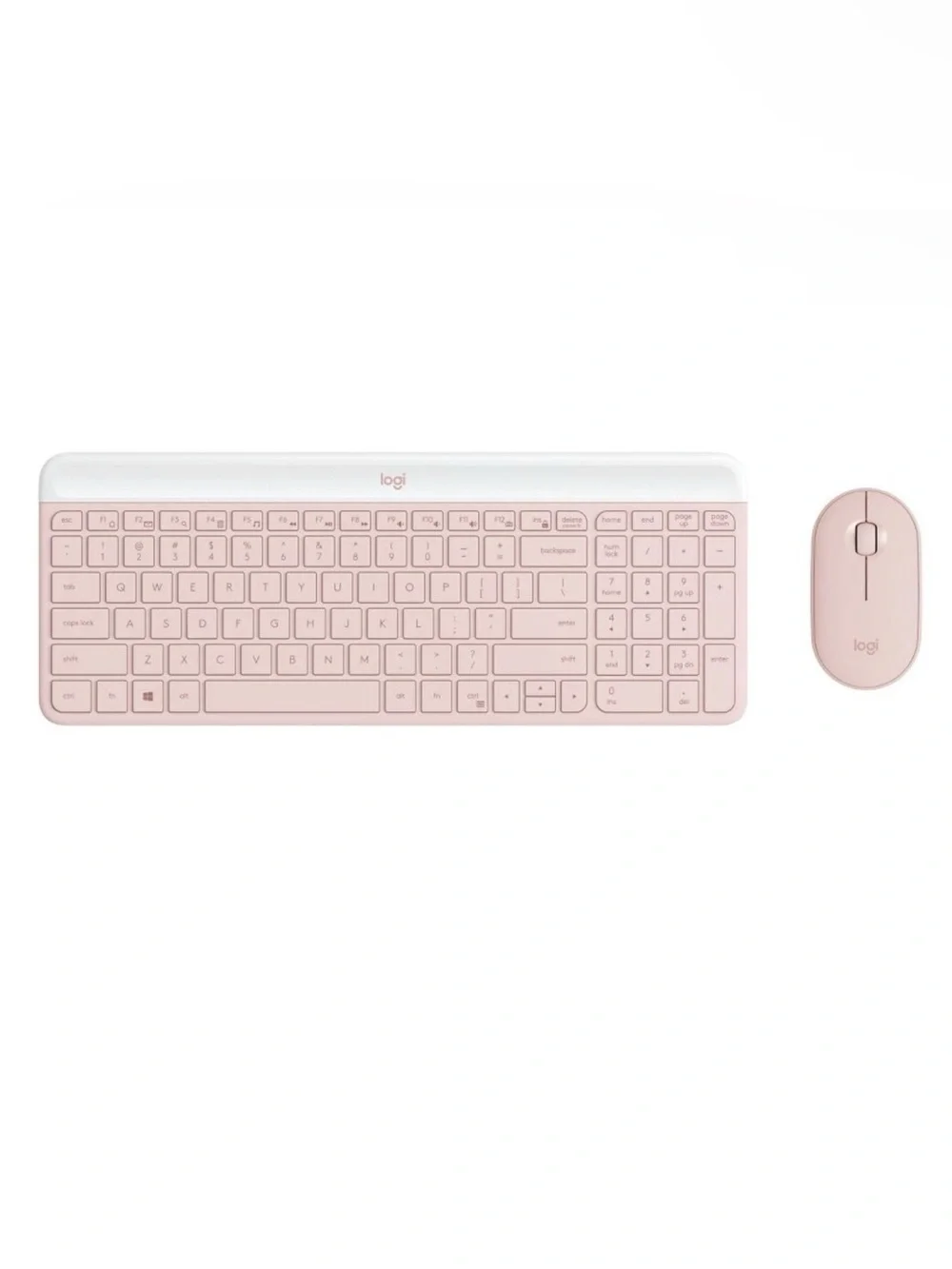Logitech MK470 Pink Keyboard USB-A Full-Size Keyboard & Mouse Combo New in Box